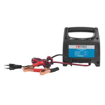 Устройство зарядное для автомобильного аккумулятора 12В 5А ЗУС-1215 СОЮЗ *1/12 Устройство зарядное для автомобильного аккумулятора 12В 5А ЗУС-1215 СОЮЗ *1/12