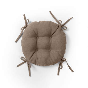 Подушка для стула с тафтингом рогожка круглая d-40см Какао Волшебная ночь *1/8 Подушка для стула с тафтингом рогожка круглая d-40см Какао Волшебная ночь *1/8