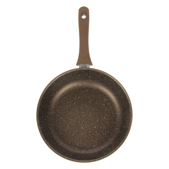 Сковорода алюм. а/приг.литая Kukmara "Мраморная" кофейный d26см выс.борт.60мм смк262а *1/5