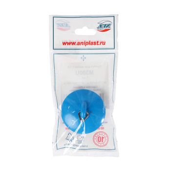 Пробка для ванн ПВХ Ани под выпуск 1 1/2" М300U в индив.упак.(аналог ИЧ29) *5/25