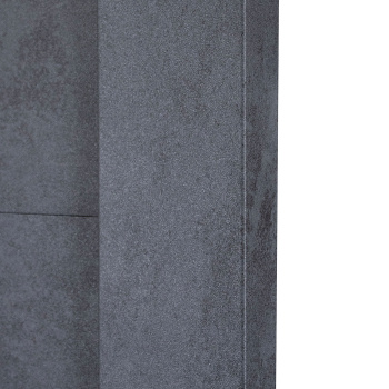 Дверное полотно остекленное 2000х600х38 мм Двери Гуд Х23, бетон/графит