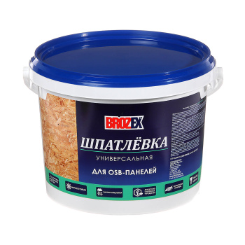 Шпатлевка универсальная для OSB панелей 5 кг BROZEX, акриловая