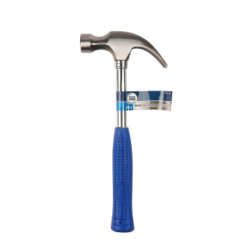 Молоток-гвоздодер T4P, 600 г, металлическая обрезиненная рукоятка