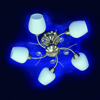 Светильник потолочный N0407/5  5*60W E27, 220V S=20м2 VERNER LIGHTING *1