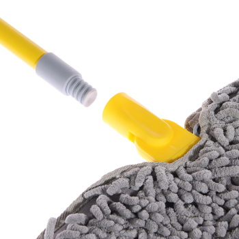 Швабра "флеттер" насадка микрофибра 2-х стор.-"бархат"/"лапша",тел.р.KD-17F08-М/Gr "Мамонтенок"*1/30