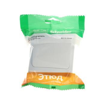 Выключатель "Этюд" СП 1кл. белый переключатель ВС10-004В *10/20