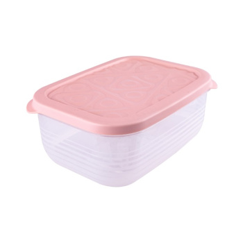 Контейнер д/прод. пластм. "Flexo" 1,9л 210х150х9мм Розовый арт.69792 ("Полимербыт") *1/28