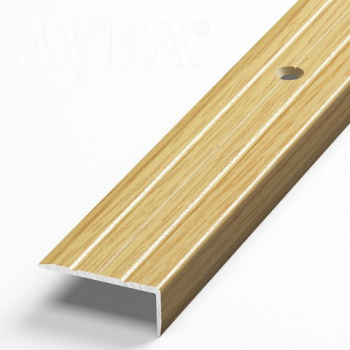 Порог-угол внешний 24х10х900 мм Лука ПУ 01, дуб светлый