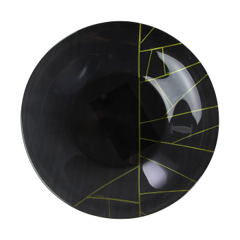 Q8797 Тарелка суповая d=21,5см DELNICE GOLD (1/24)