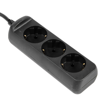 Удлинитель 3 розетки 3м с/з ПВС 3*0,75мм2 10А мощ. нагр 2200Вт ЧЕРНЫЙ ЭРА UX-3e-3m-B *1/5/20 Удлинитель 3 розетки 3м с/з ПВС 3*0,75мм2 10А мощ. нагр 2200Вт ЧЕРНЫЙ ЭРА UX-3e-3m-B *1/5/20