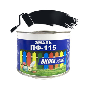 Эмаль ПФ-115 черная 10 кг BILDEX  *1/55