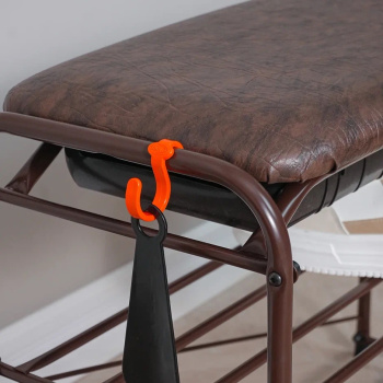 Этажерка "обувница" металл. "Альфа 13ся" 2полки+мягк.Сиднье.с ящик,ш.0,45м,в.048м Кор.ПДОА13СЯ КОР*1