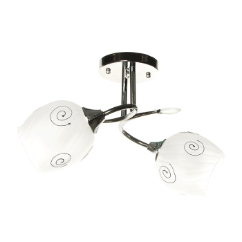 Люстра Verner Lighting А2318/2, 40 Вт, Е27, 2 лампы, черный/хром