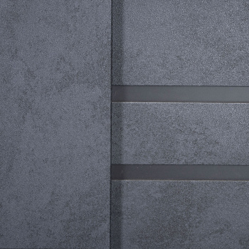 Дверное полотно остекленное 2000х600х38 мм Двери Гуд Х23, бетон/графит