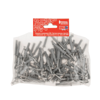 Дюбель с шурупом 6х40 мм BROZEX, оцинкованная сталь, 100 шт. Дюбель с шурупом 6х40 мм BROZEX, оцинкованная сталь, 100 шт.