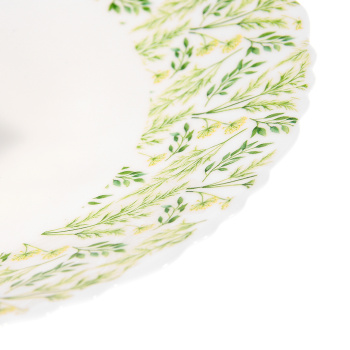 яяяТарелка стеклокерамика "МФК" "Утро" мелк. d24см OLHP-95/2139 *6/36