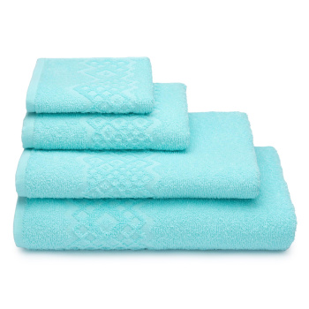 Полотенце махровое 70*130см Flashlights цв. 13-5313 ментол 295гр/м2 ПТ-3501-05577 *3/15