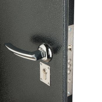 Дверь входная Двери Гуд GOOD LITE-4, 860х2050х50 мм, левая, серебристый антик