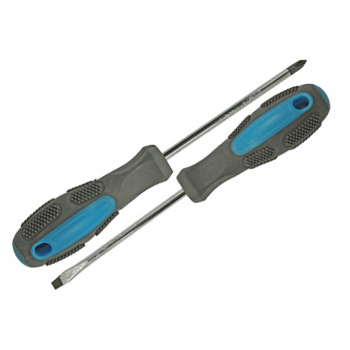 Отвертка прям. двухк.руч., намагн.након. 3,2х100мм SL T4P (арт.3101002) *12/125/250