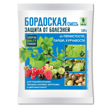 Бордоская смесь 100г (медный купорос +известь) Грин Бэлт *50/1050 Бордоская смесь 100г (медный купорос +известь) Грин Бэлт *50/1050