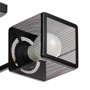 Люстра N6400/2 BK+COP 2*40W E27 220V (l-465; w-155; h-195)  VERNER LIGHTING *1