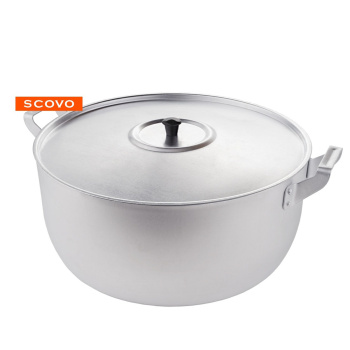 Кастрюля алюм. 13,0л d34см полусферическая МШ-019 (Демидовский)  *1/4