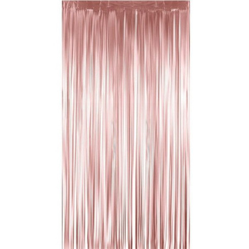 Занавес фольгированный "Дождь", 1х2 м, матовый, шампань