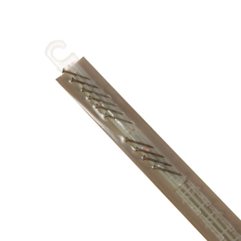 Порог-стык 1800мм бук натуральный 38мм полукруглый РУССКИЙ ПРОФИЛЬ *1/10