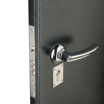 Дверь входная Двери Гуд GOOD LITE-4, 860х2050х50 мм, правая, серебристый антик