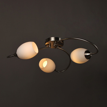 Люстра N6436/3 SL 3*40W E27 220V (d-600; h-160)  VERNER LIGHTING *1 Люстра N6436/3 SL 3*40W E27 220V (d-600; h-160)  VERNER LIGHTING *1