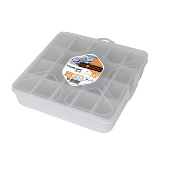 Органайзер д/хранения мелочей пластм. "Master-comfort 8"  прозрачный матовый BR3771ПРМТ *1/32