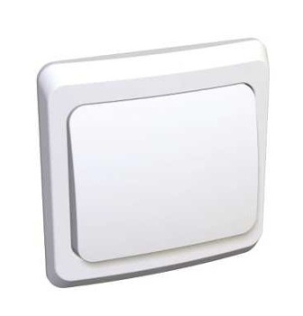 Выключатель "Этюд" СП 1кл. белый переключатель ВС10-004В *10/20