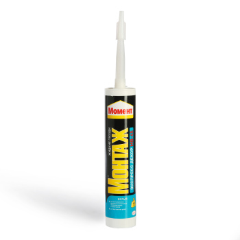 Жидкие гвозди 400 г Момент Монтаж Декор МВ-45, белый
