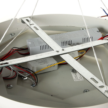 Светильник светодиодный акриловый 500мм 240W H2017 120W*2 white с пультом S=25м2 VERNER LIGHTING *1