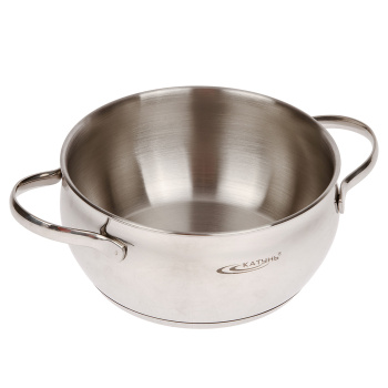 Набор кастрюль нерж. "Катунь" "Медея" 6пр.:1,6л+2,2л+3,2л термор.дно, Ст.кр. KT-AP-011-1 *1/2
