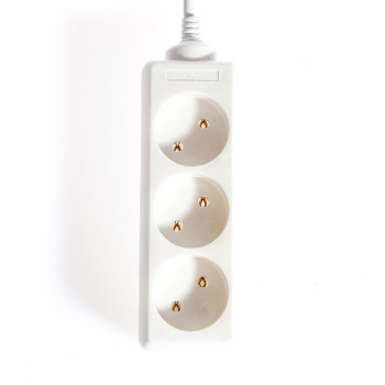 Удлинитель бытовой Старт S 3x3 YN, 3 розетки, 3 м, ПВС 2х0.75 мм², 2200 Вт, без заземления