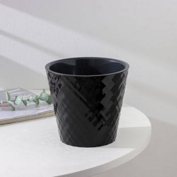 Кашпо пластм. "Manhattan" 3,3л d верха 190мм h177мм со вставкой Оникс IG670210028 *1/9