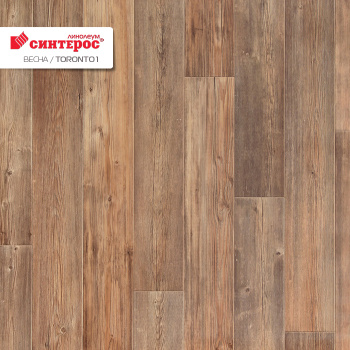 Линолеум 3.5 м Синтерос Весна Toronto 1, бытовой, 21 класс, 2.8 мм