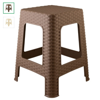 Табурет Полимербыт Артлайн, 36х36х45 см, пластмасса, микс