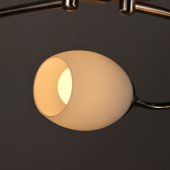 Люстра N6436/3 SL 3*40W E27 220V (d-600; h-160)  VERNER LIGHTING *1 Люстра N6436/3 SL 3*40W E27 220V (d-600; h-160)  VERNER LIGHTING *1