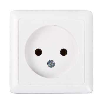 Розетка "Хит" ОП 1-мест. белая РА10-131-б *10/168