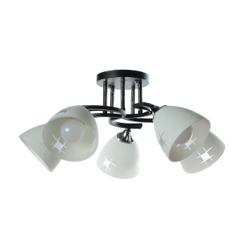 Люстра N3158/5   5*40W E27  (q-600 h-250) S=20м2   VERNER LIGHTING *1