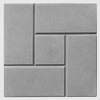 Тротуарная плитка Калифорния, 300х300х30 мм, серый