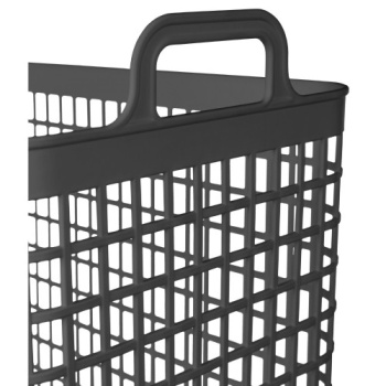 Корзина для белья пластм. 35л "Kobo" 500х380х262мм Серый арт.435220811 ("Бытпласт") *1/7