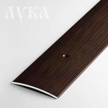 Порог-стык одноуровневый 44.5х1350 мм Лука ПС 04, дуб венге