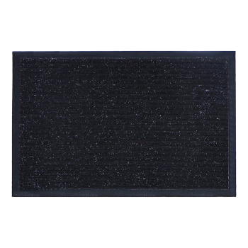 Коврик влаговпитывающий 50*80 см ребристый черный "KOVROFF" (арт.20201) *1/10 (МШ29)