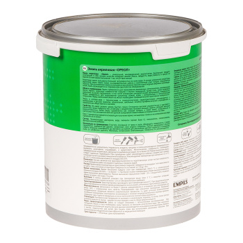 Эмаль акриловая белая 2,5 кг Ореол *1/4/120