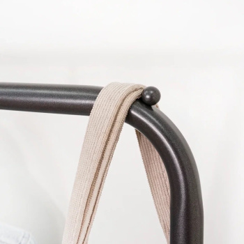 Вешалка напольная "Гардеробная" "Радуга 1", шир.0,82м, выс.1,5м Графит ВНП 298 ГР ("ЗМИ") *1