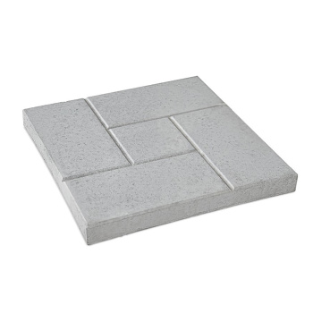 Тротуарная плитка Калифорния, 300х300х30 мм, серый