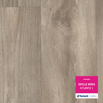 Линолеум 2.5 м Tarkett Idylle Nova Atlanta 1, полукоммерческий, 23/33 класс, 3.7 мм